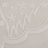 Window Screen - Ice Flower Christmas Tree Window Screen - Metal Mesh - European and American - Christmas - Curtain - Net Curtain 2-Piece Set (150*200cm) - Side View