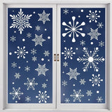 Christmas window stickers - Christmas - Window decorations - Stickers - Christmas decorations - 192 pieces PVC Christmas window decorations - Including Christmas snowflake and snowman patterns - Printed on both sides - For Christmas decorations