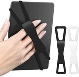 2-Pack Hand Rests for E-Readers & Tablets - Non-Slip & Comfortable to Hold - Suitable for 4.7-8 Inch Screens - Black + White