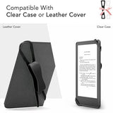 2-Pack Hand Rests for E-Readers & Tablets - Non-Slip & Comfortable to Hold - Suitable for 4.7-8 Inch Screens - Black + White