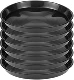 Plant bowls - 6 pieces - Round plant bowls - For flower pots, garden bowls and planters - Black