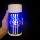 Outdoor Mosquito Trap - Rechargeable with UV Light (365 nm) - Silent and Portable - Can Also Be Used as a Night Light - Front View