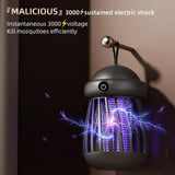 Bug Zapper with Jellyfish Design – USB Rechargeable – Portable for Camping and Outdoors – Effective against Various Mosquitoes - Side View