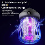 Bug Zapper with Jellyfish Design – USB Rechargeable – Portable for Camping and Outdoors – Effective against Various Mosquitoes - Top-Down View