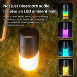 Bluetooth Speaker with LED Mood Lighting – 360° Sound & Light - Front View