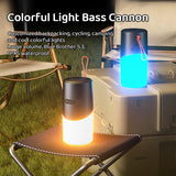 Bluetooth Speaker with LED Mood Lighting – 360° Sound & Light - Side View