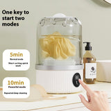 Portable Washing Machine - Cordless - Rechargeable - For Delicate Underwear - Compact - Side View