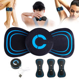 Portable Mini Massage Patch - 6 Modes - Smart EMS Massage & Heating