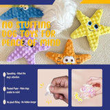 Unfilled dog toy - squeaky - small to medium dogs - 4 pcs - Side View