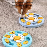 Dog Toys - Educational Toys - Treat Dispenser - Blue - 1pc - Top-Down View
