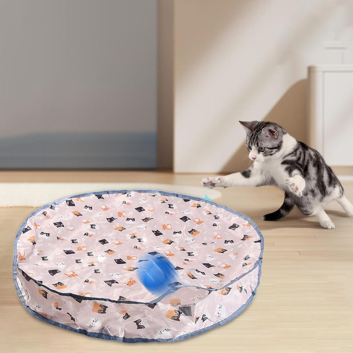 Play mat - Educational cat toy - USB automatic cat toy with three settings - 1 item