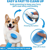 Bath Brush Set - Hair Care - Dog Supplies - 6 in 1 - Front View