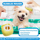 Bath Brush Set - Hair Care - Dog Supplies - 6 in 1 - Side View