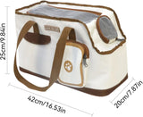 Cat Cage - Portable - For Pets up to 4.5 kg - Bread - 1 pc - Top-Down View