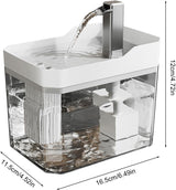 Pet Drinking Fountain - Large Capacity - Removable - 1pc