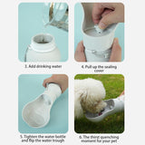 Pet Drinking Fountain - Foldable - Portable - Outdoor - 1pc - Side View