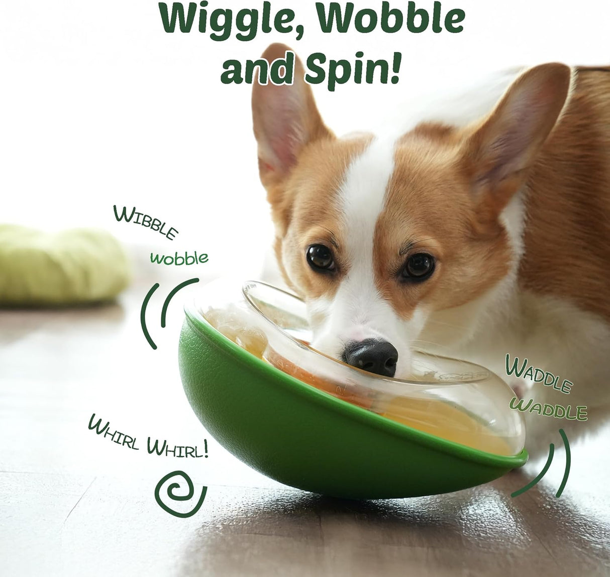 Dog Toy - Leak-Proof - Shake - Avocado - 1pc
