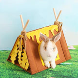 Guinea Pig Bed - Durable and Sturdy - Comfortable - Mini - Well Made - Brown - 1st - Top-Down View
