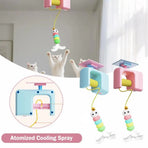 Cat Toys - Hanging - Spring-Loaded and Automatic - Blue - 1pc