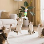 Cat Toys - Hanging - Spring-Loaded and Automatic - Blue - 1pc