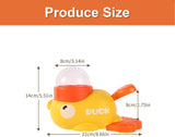 Pet Feeder - Toy - Automatic - Yellow Duck - 1st - Front View