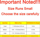 Dog Boots - Waterproof - Small and Medium Dogs - Yellow - Medium - 4 pcs - 45-Degree Angle