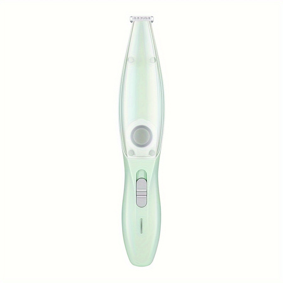 Small Animal Hair Trimmer-Hair Suction Cup-Rechargeable-Quiet-Green-1st