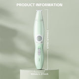 Small Animal Hair Trimmer-Hair Suction Cup-Rechargeable-Quiet-Green-1st - Front View