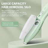 Small Animal Hair Trimmer-Hair Suction Cup-Rechargeable-Quiet-Green-1st