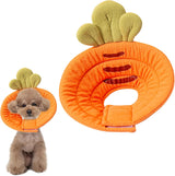 Pet Cone Collar - Soft - Prevents Licking and Biting - Carrot - Small - 1st