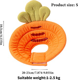 Pet Cone Collar - Soft - Prevents Licking and Biting - Carrot - Small - 1st