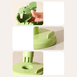 Silicone Coasters - Anti-Scald and Non-Slip - Set of 4 Tree-Shaped Holders with Phone Holder - Green - 45-Degree Angle