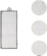 3 Pack Mesh Laundry Bags with Snap Closure, Delicate Wash Bags for Bras, Lingerie and Travel Storage, White - Top-Down View
