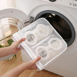 Laundry Net - Laundry Nets - Portable - Reusable - Anti-deformation - Washing and drying in one - Can be used to wash clothes and shoes, can also be used for drying - 1 pack - Top-Down View