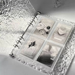 Photo Album - Contains 40 Transparent Pages - Ribbed Acrylic - 1 Pack