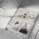 Photo Album - Contains 40 Transparent Pages - Ribbed Acrylic - 1 Pack - Front View