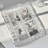 Photo Album - Contains 40 Transparent Pages - Ribbed Acrylic - 1 Pack