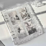 Photo Album - Contains 40 Transparent Pages - Ribbed Acrylic - 1 Pack