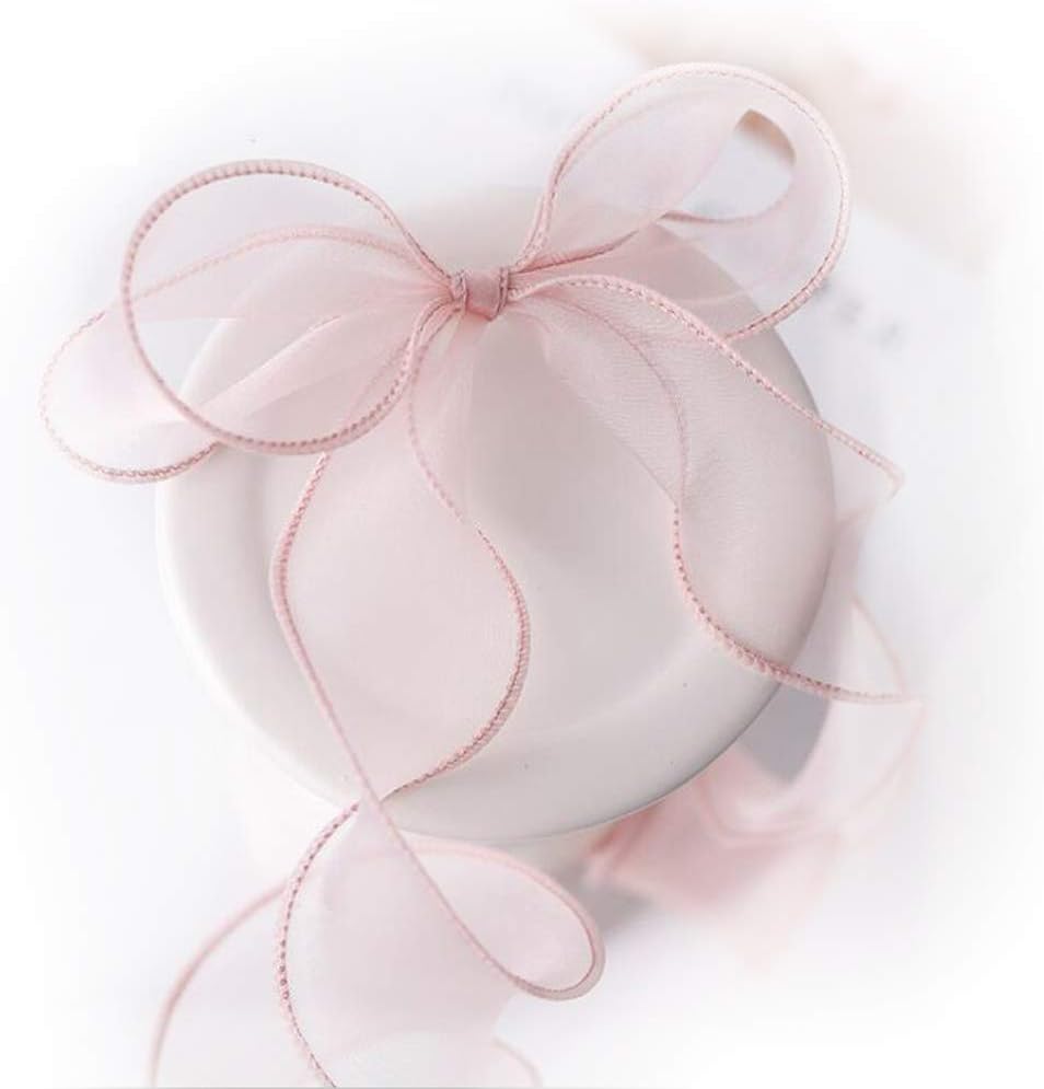 Gift ribbon - Gift wrapping ribbon - 40 m long - Pink ribbon - 1 pack