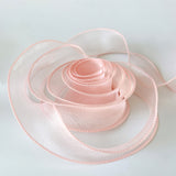 Gift ribbon - Gift wrapping ribbon - 40 m long - Pink ribbon - 1 pack - Top-Down View