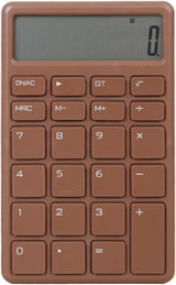 Calculator - with LCD display - Portable - Silent - Brown - 1 pack