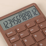 Calculator - with LCD display - Portable - Silent - Brown - 1 pack