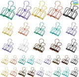Ring binders - Hollow metal - 49/32/20 mm - Colored rings - 33 pieces