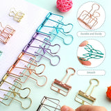 Ring binders - Hollow metal - 49/32/20 mm - Colored rings - 33 pieces - Side View