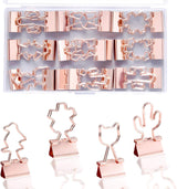 Ring binder - Suitable for office and school - Multifunctional - Rose gold - 24 pieces