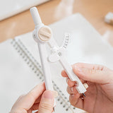 Compass - for drawing circles - adjustable scale - white - 1 piece
