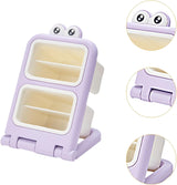 Storage Box - Fun Desk Decorations - Plastic Storage Bucket - Purple - 1 Pack