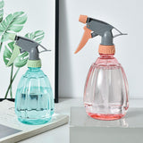 Handy pneumatic nebulizer for irrigation with spray bottle (pink) - Front View