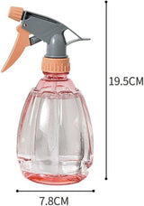 Handy pneumatic nebulizer for irrigation with spray bottle (pink) - Side View