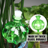 Self-watering planter. Watering devices for plants. Watering bulbs for plants. 4 plant watering bulbs. Green, cactus-shaped, self-watering bulbs, medium-sized. Gifts for plant lovers. - 45-Degree Angle